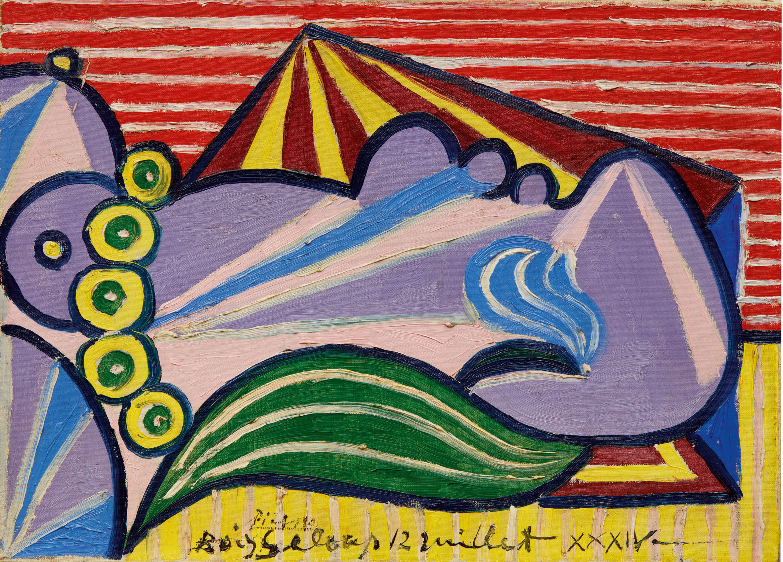 10368 Lot 1014 - Pablo Picasso, Head of a Sleeping Woman (Tête de femme endormie)
