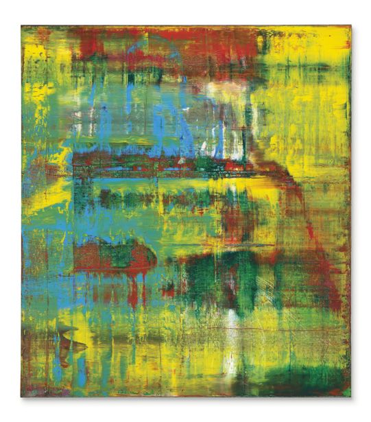 Gerhard Richter, “Abstraktes Bild (809-2),” 1994, oil on canvas 88 1/2 x 78 3/4 in. (225 x 200 cm.) Estimate: $18-25 million © CHRISTIE'S IMAGES LTD. 2016
