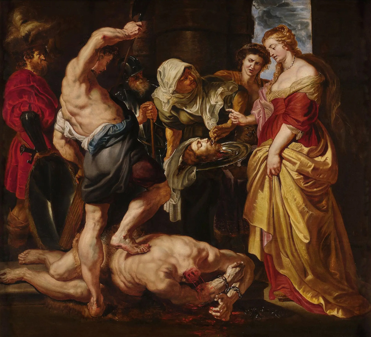 Peter Paul Rubens, The Head of Saint John the Baptist Presented to Salome, 1609 Courtesy Sotheby's
