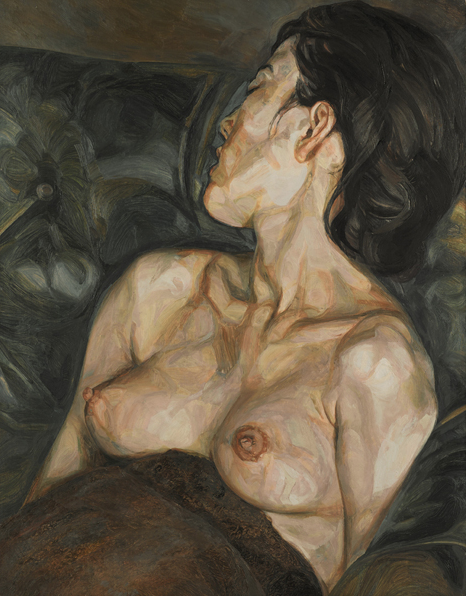 Lucian Freud's "Pregnant Girl," 1960, which sold at Sotheby's London for $23,214,243.