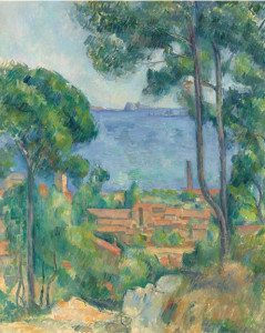 Paul Cézanne's "Vue sur L'Estaque et le Château d'If", 1883-1885 sold for $20,486,588.