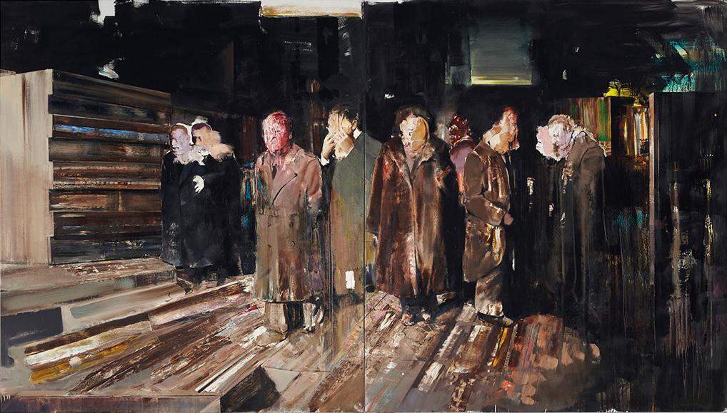 Adrian Ghenie's "Nickelodeon" (2008) sold for £7,109,000. (All images © Christie's Images LTD. 2016)