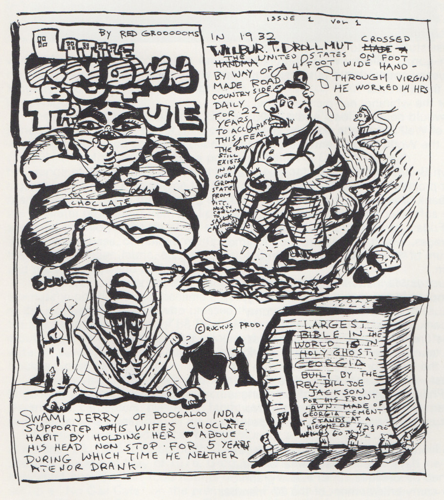 Excerpts from the Daily Ruckus (Nov 1975), © 1975 Red Grooms and Creative Time, Inc