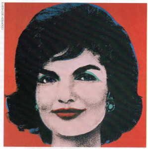 Warhol's Red Jackie, 1963, has sold for as much as $2.2 million dollars.  Last year it reached only $352,000, a price it's buyer called "dirt cheap"